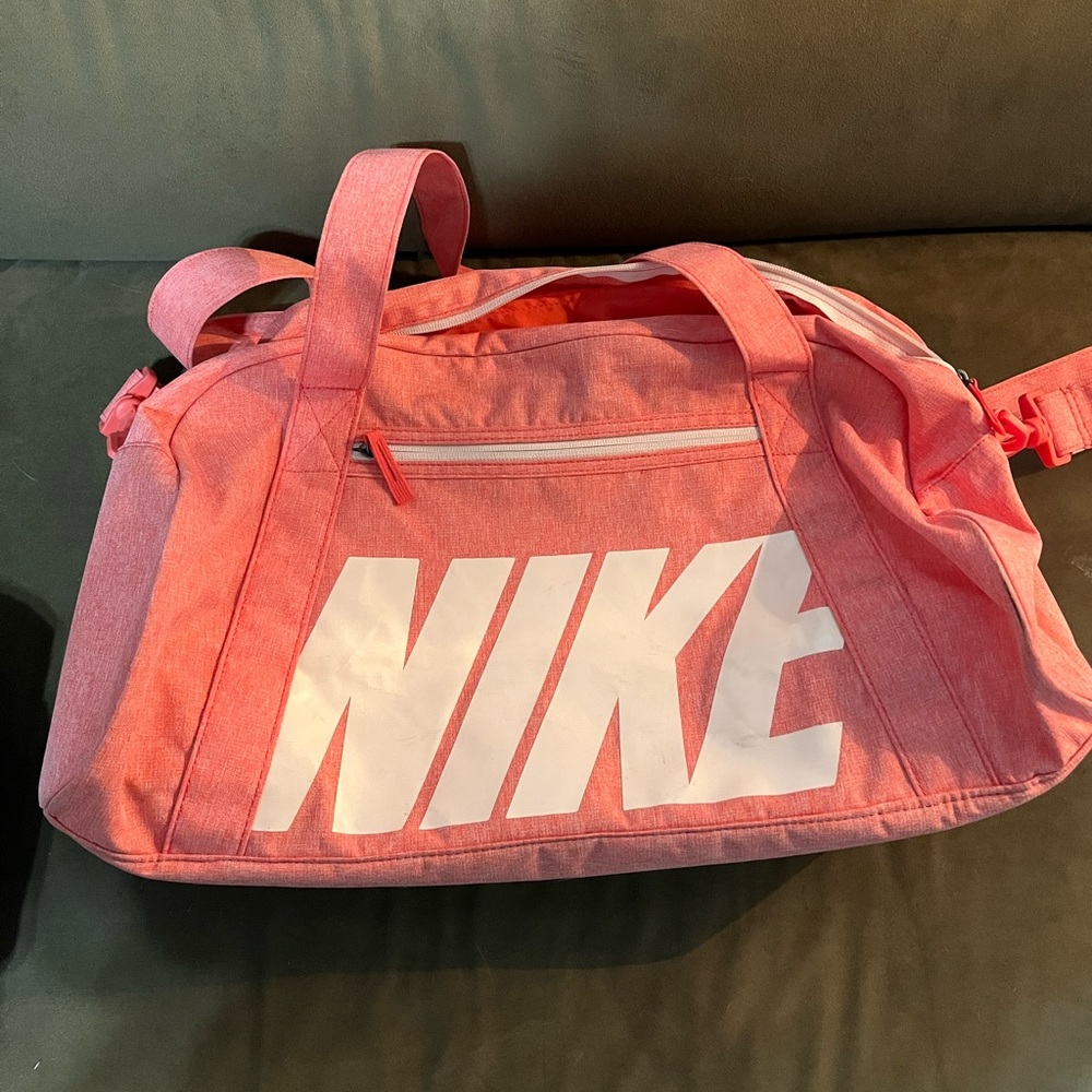 Pink Nike Duffle Gym Bag